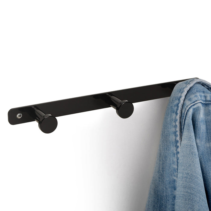 Hamilton Wandaufhänger, Schwarz, Stahl