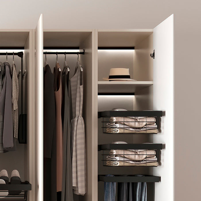 Emuca NEU | Satz seitliche Abstandshalter für Rahmen Hack, Schwarzer Kunststoff, Kunststoff,