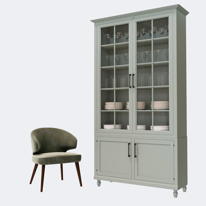 Lot von 20 Möbelgriffe Suez, L184mm, 160mm Achsenabstand, Aluminium, Schwarz lackiert