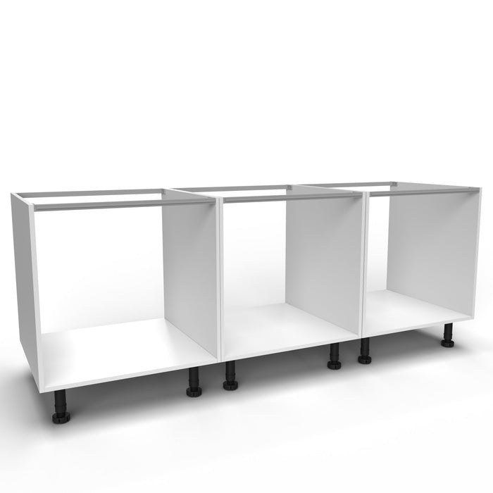 Lot 4 TraversenProfilen Albeam Küchenmöbel, Anschraubbeschlägen, Aluminium Kunststoff, matt eloxiert