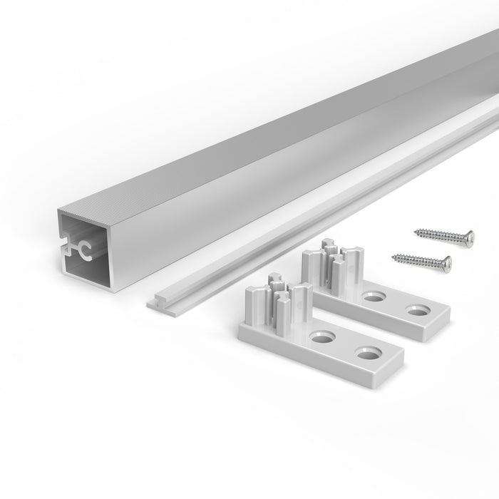 Lot 4 TraversenProfilen Albeam Küchenmöbel, Anschraubbeschlägen, Aluminium Kunststoff, matt eloxiert