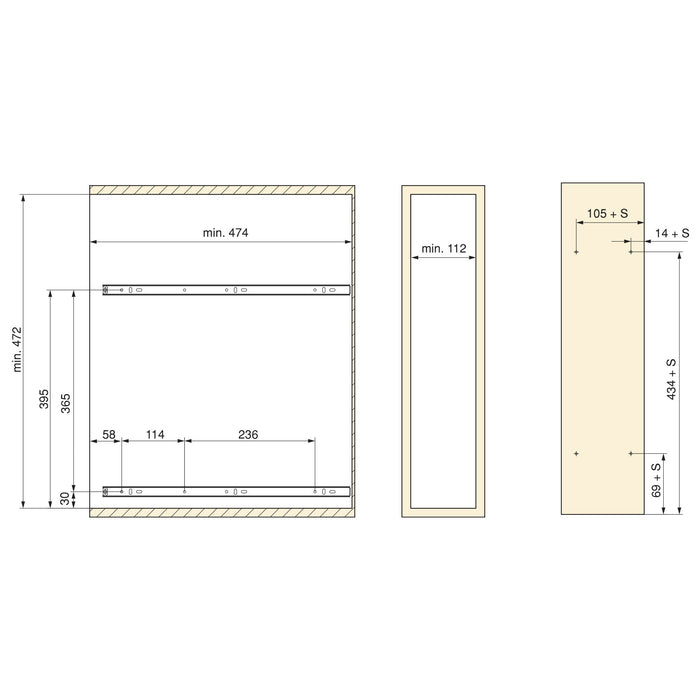 Flaschenregal SupraMax, ausziehbar, Modul 150mm, Stahl, Verchromt