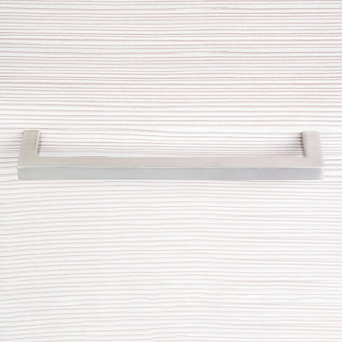 Lot von 5 Möbelgriffe Habana, L136mm, 128mm Achsenabstand, Zamak, Nickel satiniert