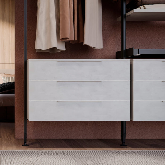 Lot von 10 Möbelgriffe Setubal, L104mm, 64mm Achsenabstand, Aluminium, matt eloxiert