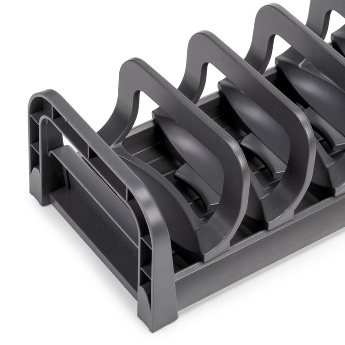 Tellereinsatz Orderbox Schublade, 120x470mm, Aluminium Kunststoff, Anthrazitgrau