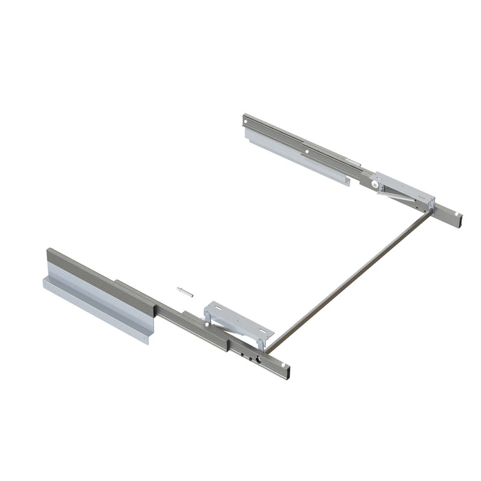 Schienen Auszieh- Hubtisch Oplà Folding+39 M120, Aluminium, Edelstahl eloxiert