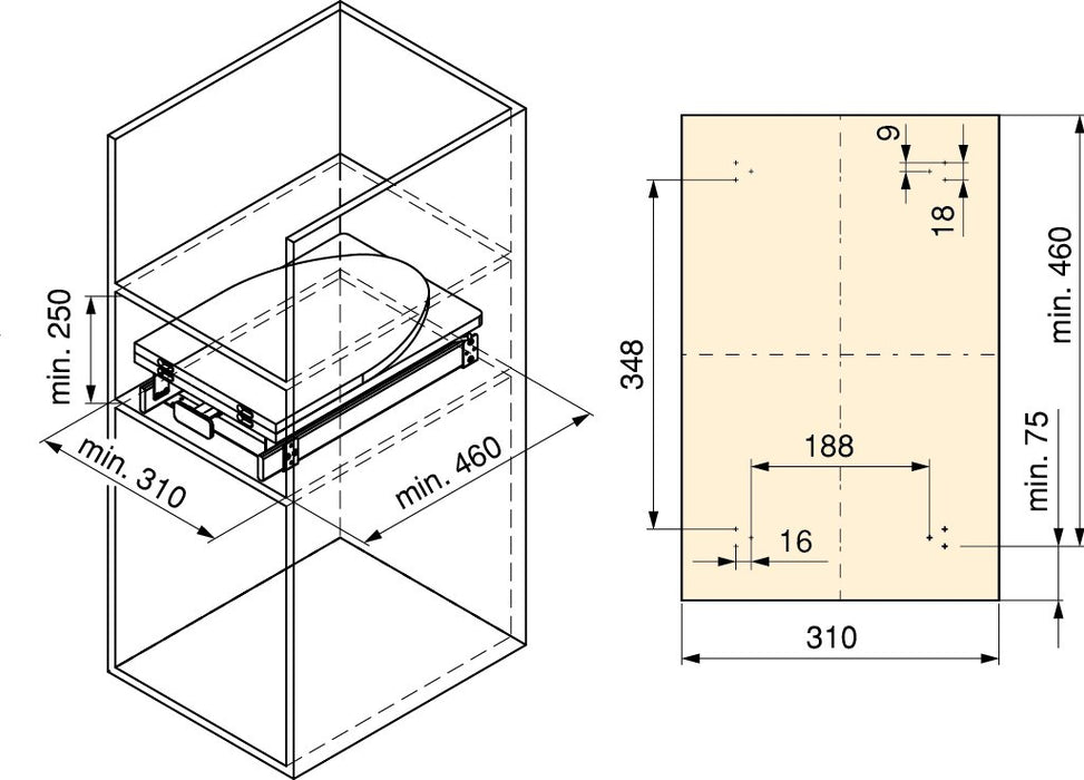 Bügelbrett Iron 2, klapp- ausziehbar Stahl Holz