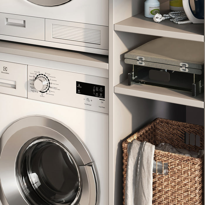 Bügelbrett Iron 2, klapp- ausziehbar Stahl Holz