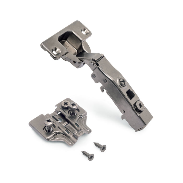 Kit von 20 Topfscharniere X91 Eckanschlag Schließautomatik Titan-Ausführung, H 0, Stahl, Titan-Ausführung