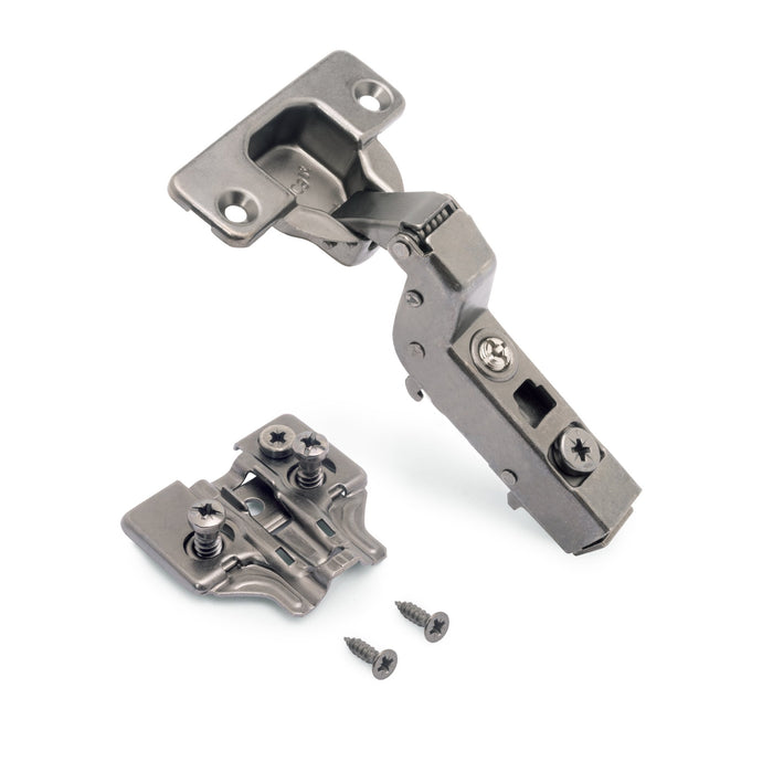 Kit von 20 Topfscharniere X91 Innenanschlag Schließautomatik Euro Extras, H 0, Stahl, Titan-Ausführung