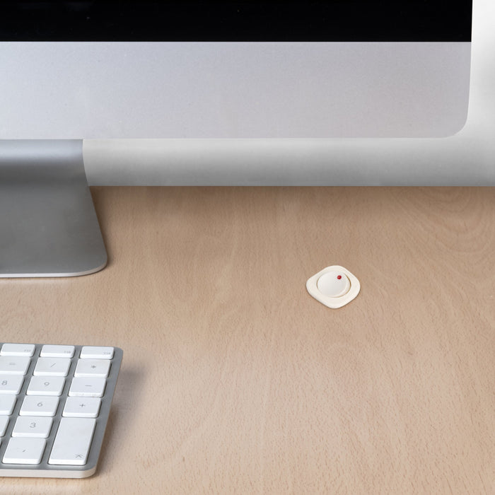 Satz von 10 Schaltern die Unterputzmontage D21x21, Kunststoff, Weiß