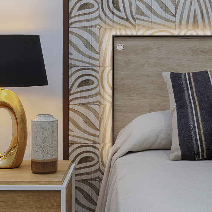 Satz von 10 Schaltern die Unterputzmontage D21x21, Kunststoff, Weiß