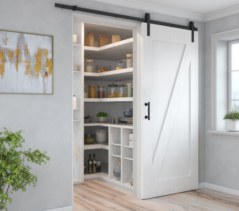 Griff Holzschiebetüren Pasadena, L 240 mm, 180 mm Achsenabstand, Stahl, Schwarz strukturiert