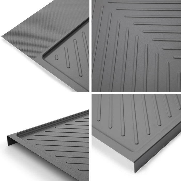 Schutz Böden von Küchenmöbeln Modell Sink, M60, 567x580mm, Brettstärke 16mm, schneidbar, Kunststoff, Anthrazitgrau