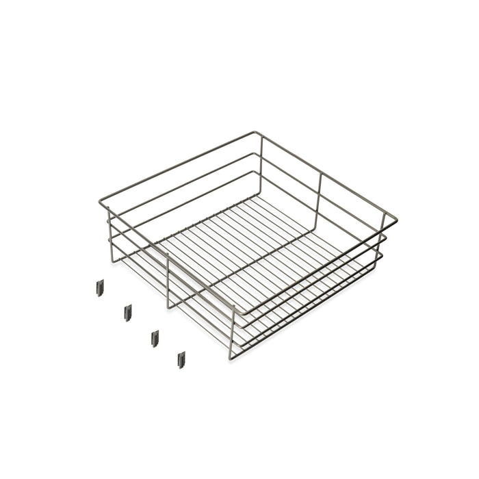 Schublade für Schränke und Kommoden Quartz, 440mm (M60), Stahl, Titanium