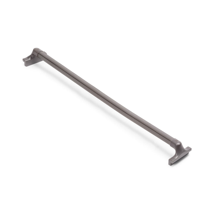 Satz von 7 Hosenstangen für Schränke und Kommoden Quartz, Kunststoff und Aluminium, Titanium