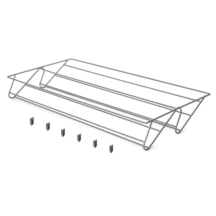 Schuhschublade für Schränke und Kommoden Quartz, 740 (M90), Stahl, Titanium