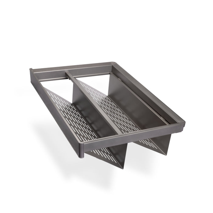 Set aus Ausziehbares Schuhregal für Schränke Quartz, verstellbar, Modul 900mm, Stahl, Aluminium und Kunststoff, Titanium