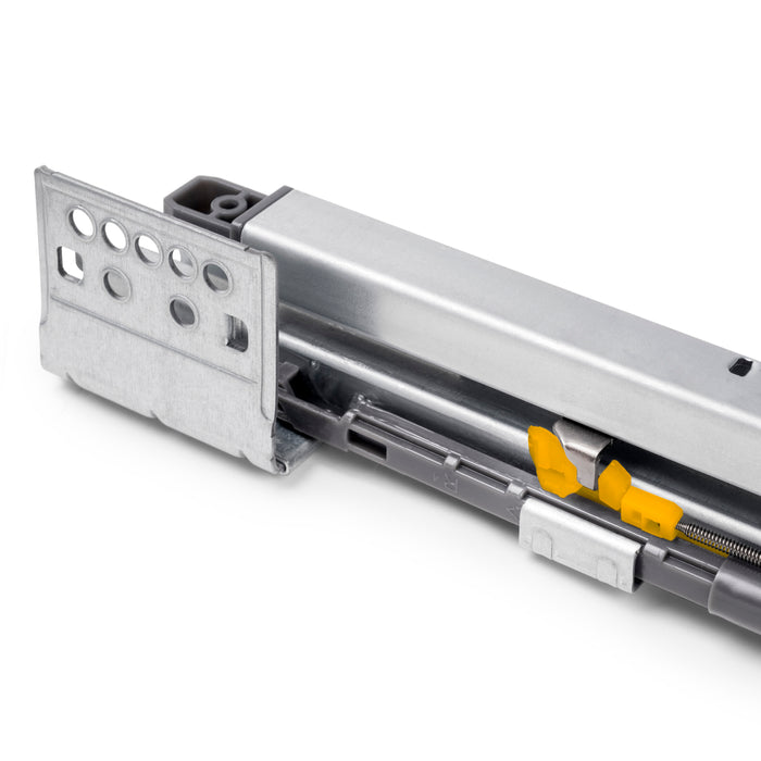 Emuca NEU | Set aus Ausziehbares Schuhregal für Schränke Quartz, verstellbar, Modul 700mm, Stahl, Aluminium und Kunststoff, Titanium