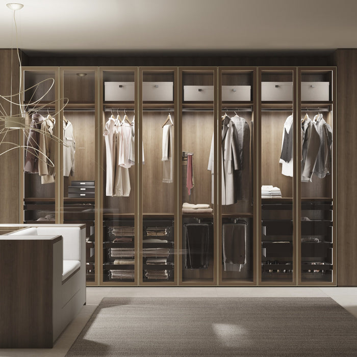 Rahmen mit Softclose-Vollauszug für Quartz-Gehäusebeschläge, 887-913mm, Titanium, Aluminium und Kunststoff