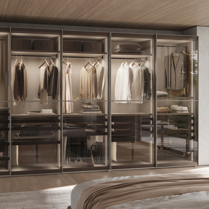 Emuca NEU | Rahmen mit Softclose-Vollauszug für Quartz-Gehäusebeschläge, 937-963mm, Titanium, Aluminium und Kunststoff