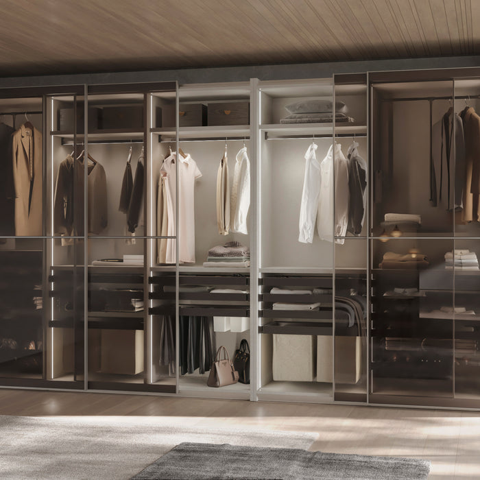 Emuca NEU | Rahmen mit Softclose-Vollauszug für Quartz-Gehäusebeschläge, 887-913mm, Titanium, Aluminium und Kunststoff