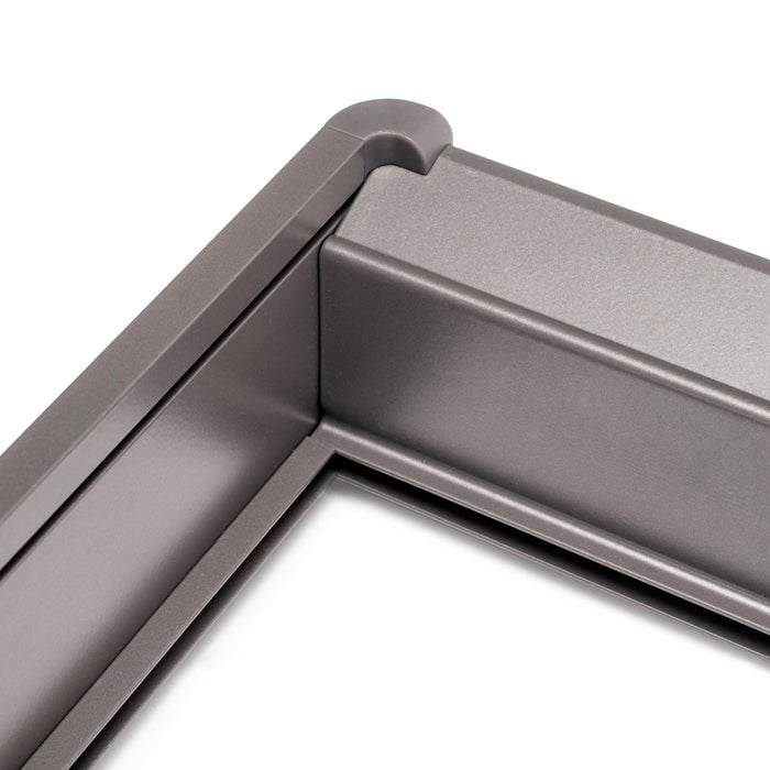 Rahmen mit Softclose-Vollauszug für Quartz-Gehäusebeschläge, 937-963mm, Titanium, Aluminium und Kunststoff