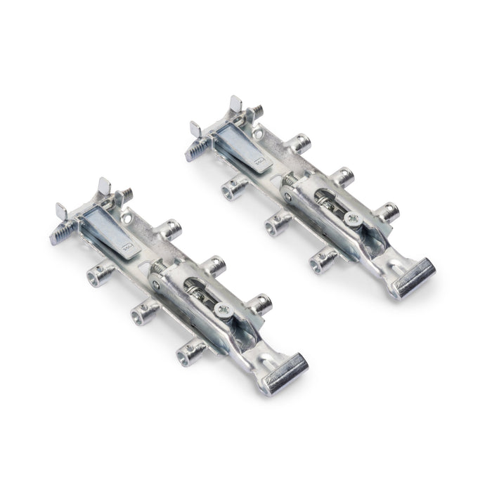 Set aus Levelup 3 Verdeckte Haken für Oberschränke mit Platte, Stahl, Verzinkt