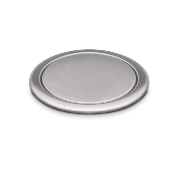 Abnehmbarer Multistecker Vertikal Push 60, Durchmesser 60mm, 3 x Schukostecker, 1 x USB Typ A, 1 x USB Typ C, Stahl und Kunststoff, Edelstahl