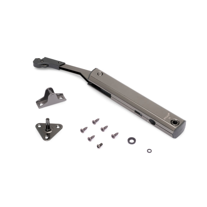 Emuca NEU | Klappensystem Altius One, Kraftbereich 1440-2200, Stahl, Titanium