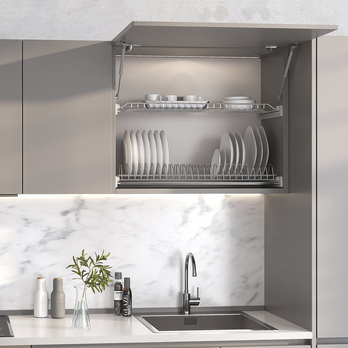 Abtropfgestell Suprastar für hohe Module, 600, Stahl, Verchromt