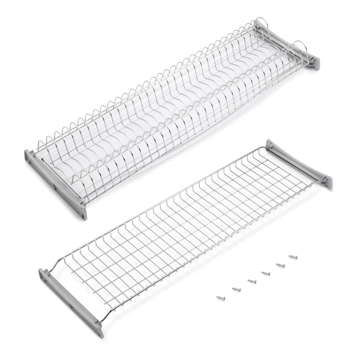 Emuca NEU | Abtropfgestell Suprastar für hohe Module, 900, Stahl, Verchromt