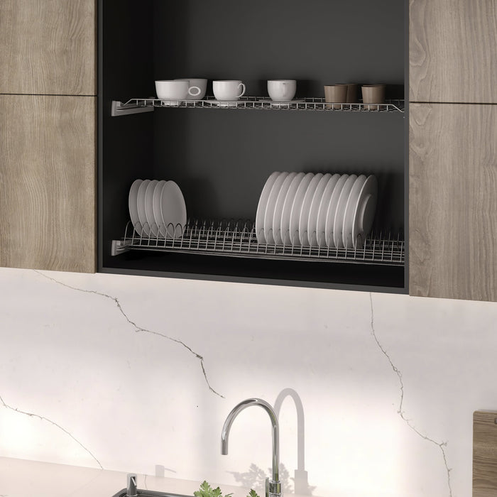 Abtropfgestell Suprastar für hohe Module, 900, Stahl, Verchromt