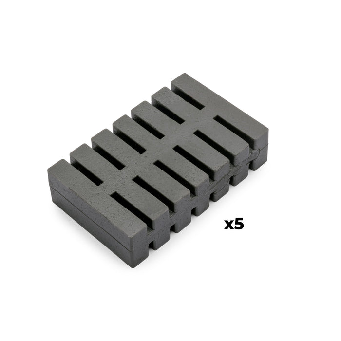 Sartie von 5 geruchsneutralisierenden Kappen für die Abdeckung des Containers Recycle, Zitrusgeruch, Kunststoff