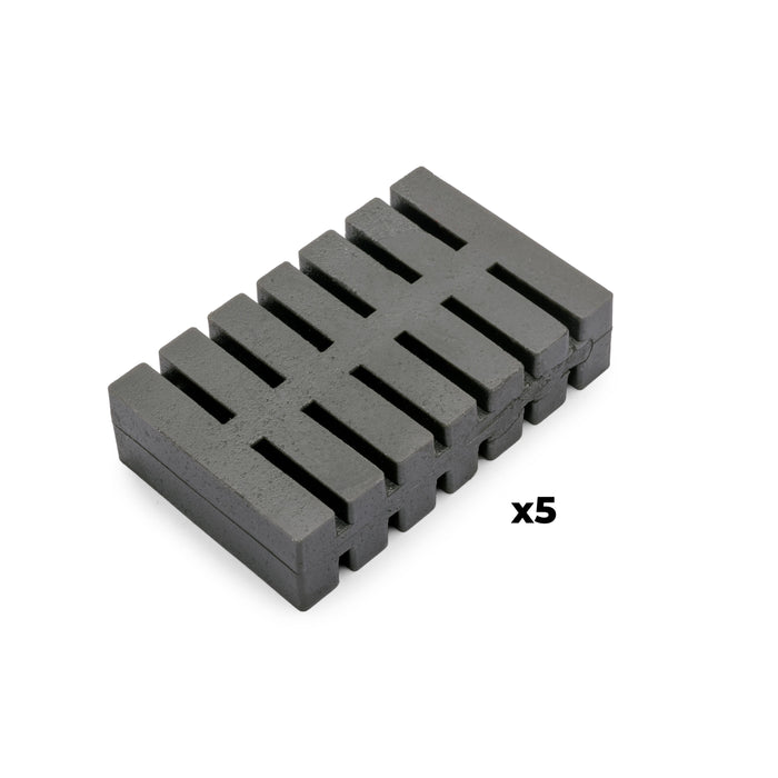 Emuca NEU | Sartie von 5 geruchsneutralisierenden Kappen für die Abdeckung des Containers Recycle, Zitrusgeruch, Kunststoff