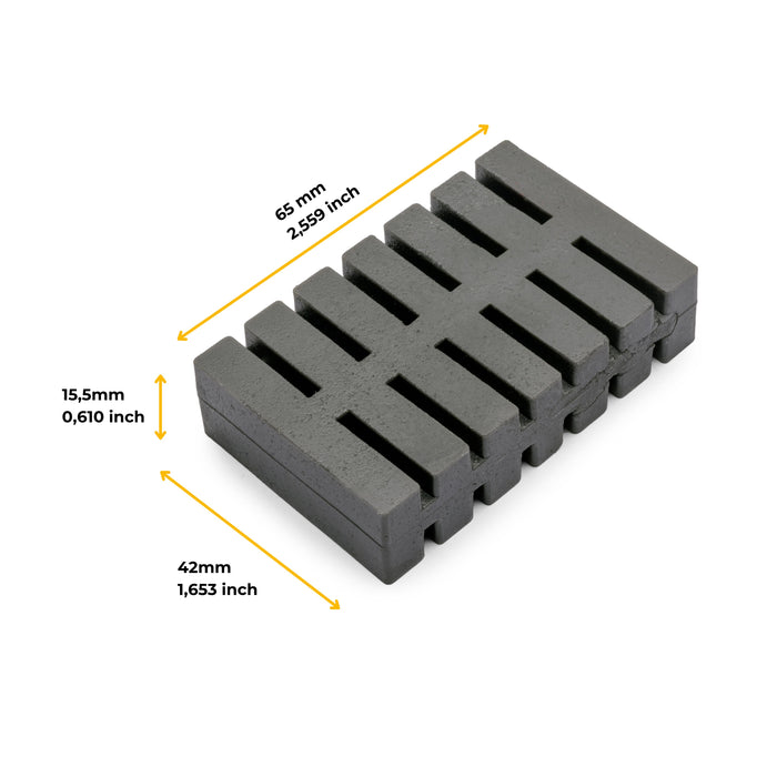 Emuca NEU | Sartie von 5 geruchsneutralisierenden Kappen für die Abdeckung des Containers Recycle, Zitrusgeruch, Kunststoff