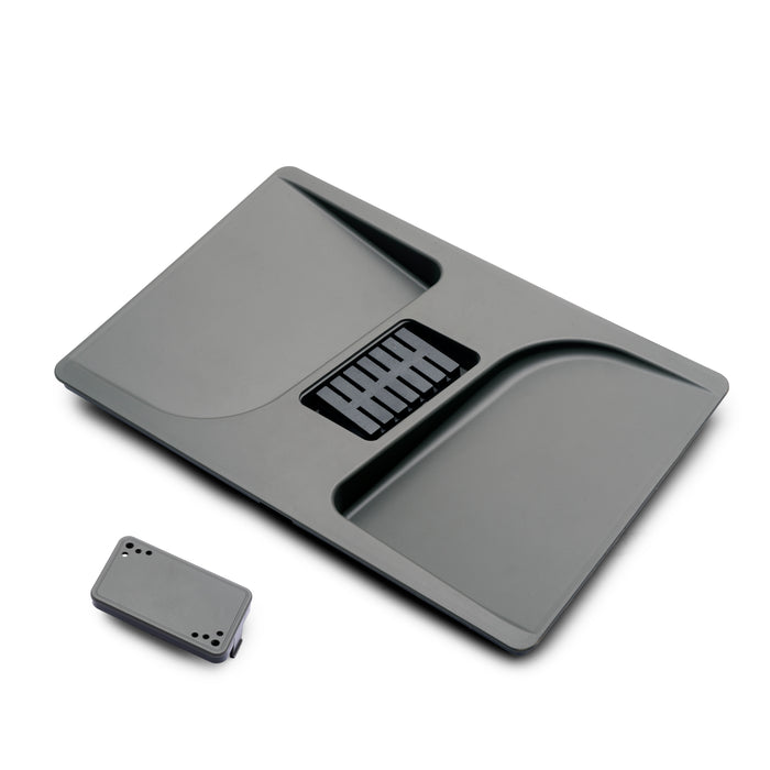 Emuca NEU | Sartie von 5 geruchsneutralisierenden Kappen für die Abdeckung des Containers Recycle, Zitrusgeruch, Kunststoff