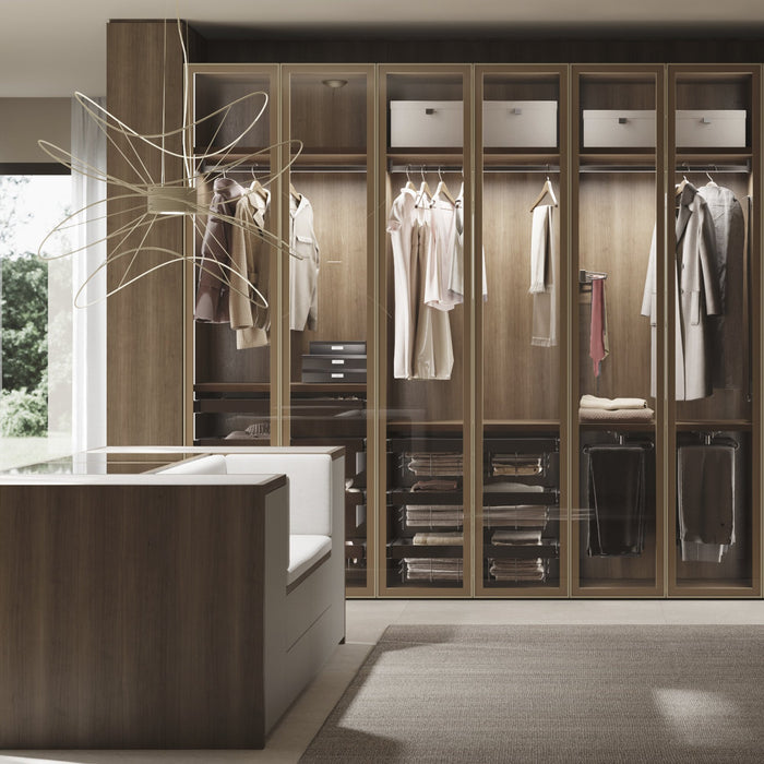 Satz Schublade und ahmen für Schrank Quartz, mit Softclose-Vollauszug, Modul 90cm, Titanium