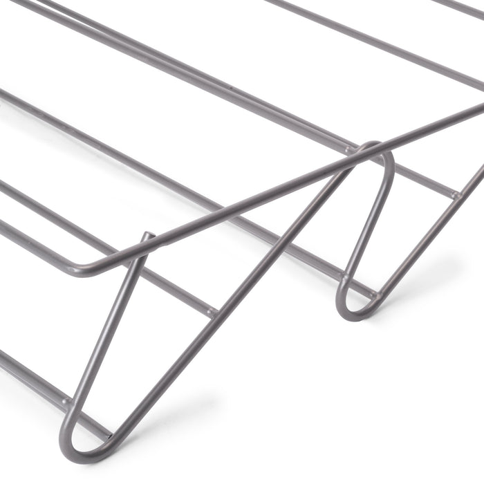 Satz aus Schuhschublade und ahmen für Schrank Quartz, mit Soft-Close- und Vollauszugsschienen, Modul 80 cm, Titan-Oberfläche