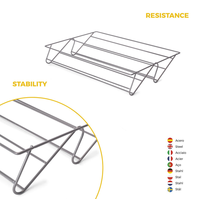 Satz aus Schuhschublade und ahmen für Schrank Quartz, mit Soft-Close- und Vollauszugsschienen, Modul 70 cm, Titan-Oberfläche