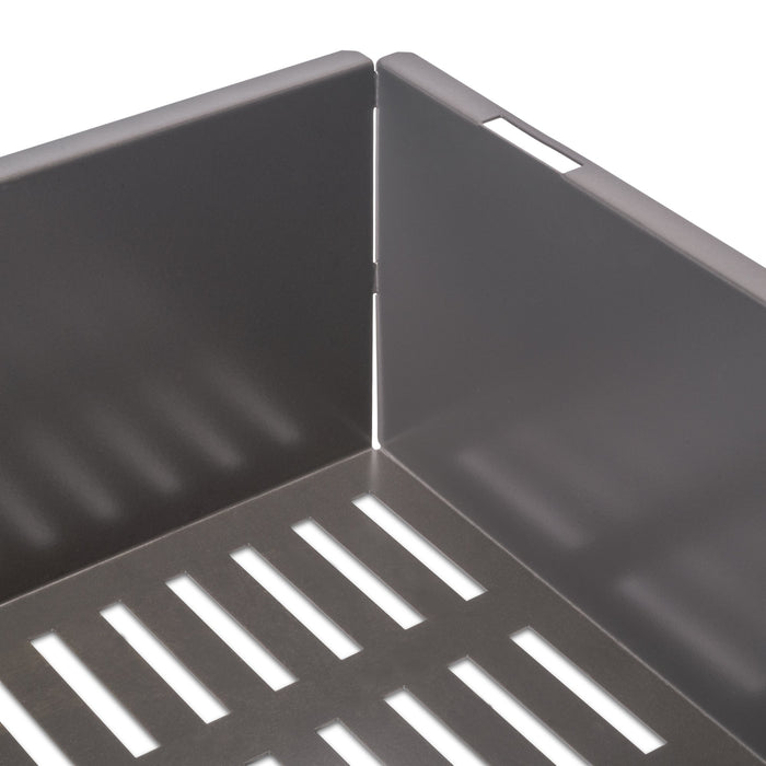 Satz aus Metallkasten und ahmen für Schrank Quartz, mit Soft-Close- und Vollauszugsschienen, Modul 60cm, Titanium