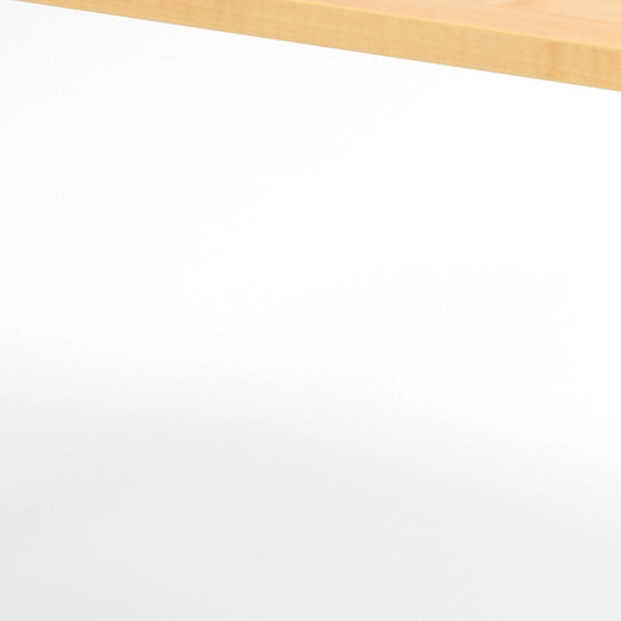 Hammerbacher | Schreibtisch C-Fuß 120x80cm Ahorn / Silber