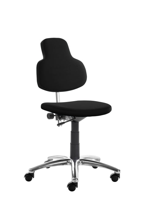 Drehstuhl 2206 | Gestell Schwarz/Aluminium poliert