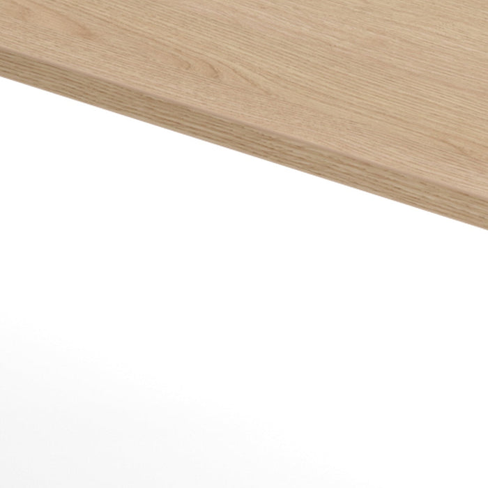 Hammerbacher | Schreibtisch C-Fuß 200x100cm Eiche / Silber