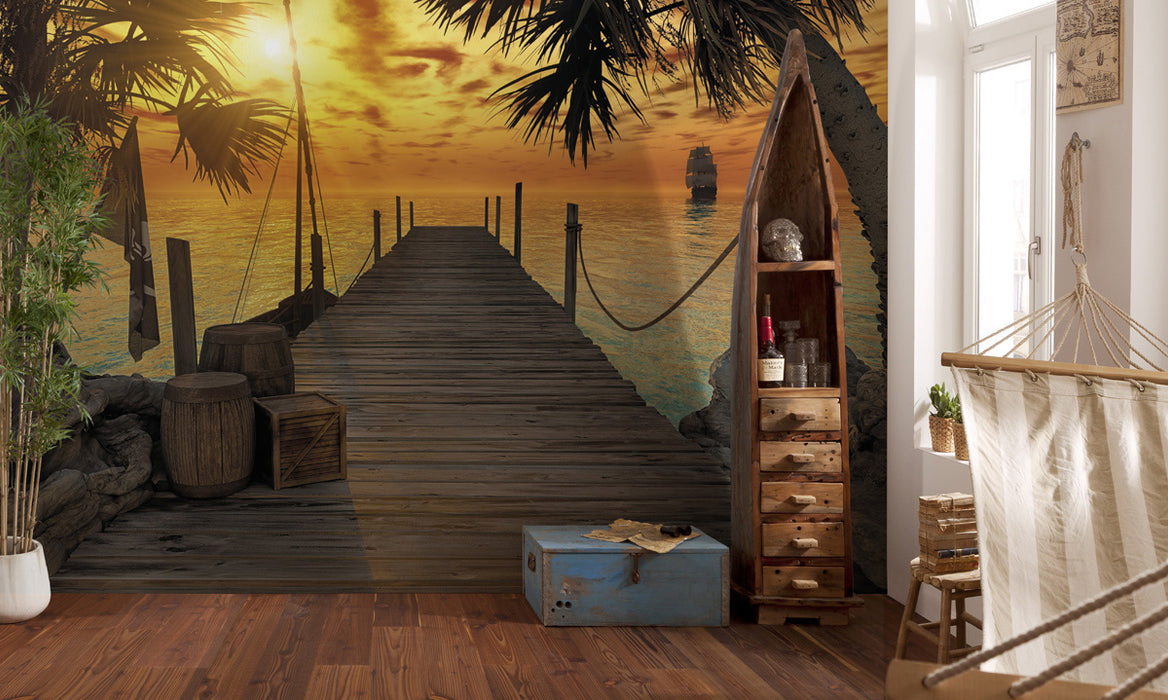 Papier Fototapete | Treasure Island | 368 x 254 cm