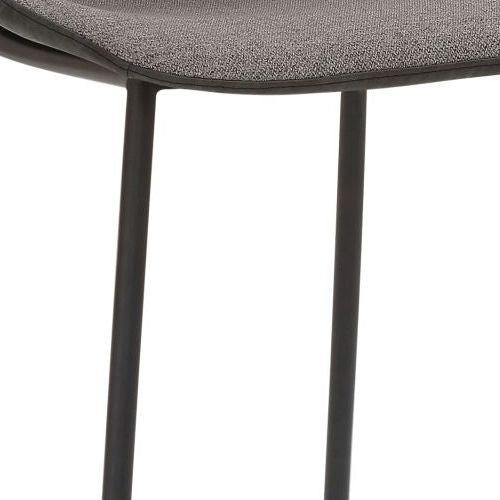 Tresenhocker | mySOLO | Anthrazit meliert Schwarz | Gestell Schwarz