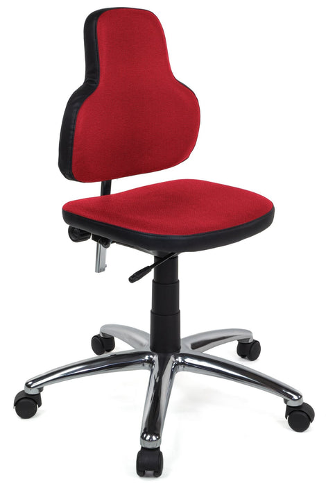 Drehstuhl 2206 | Gestell Schwarz/Aluminium poliert