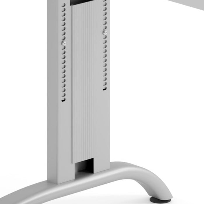 Hammerbacher | Schreibtisch C-Fuß 120x80cm Grau