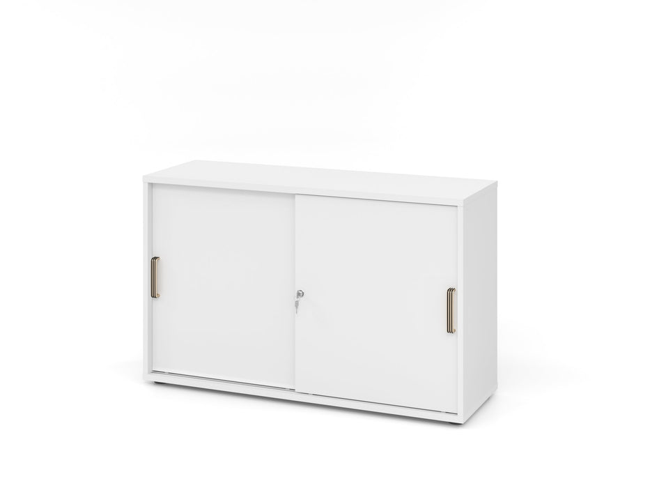 Hammerbacher | Schiebetürenschrank 2 OH SG Weiß / Weiß