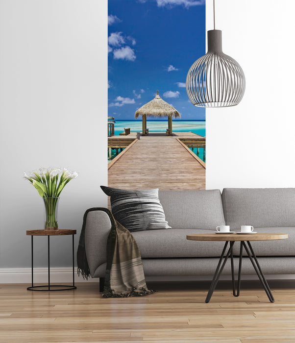 Digitaldruck Vlies Fototapete | Beach Resort | 100 x 280 cm